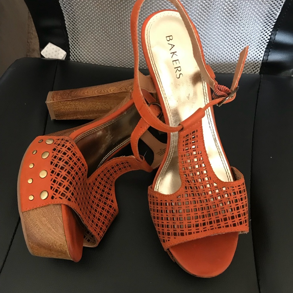 Bakers Orange Sandals